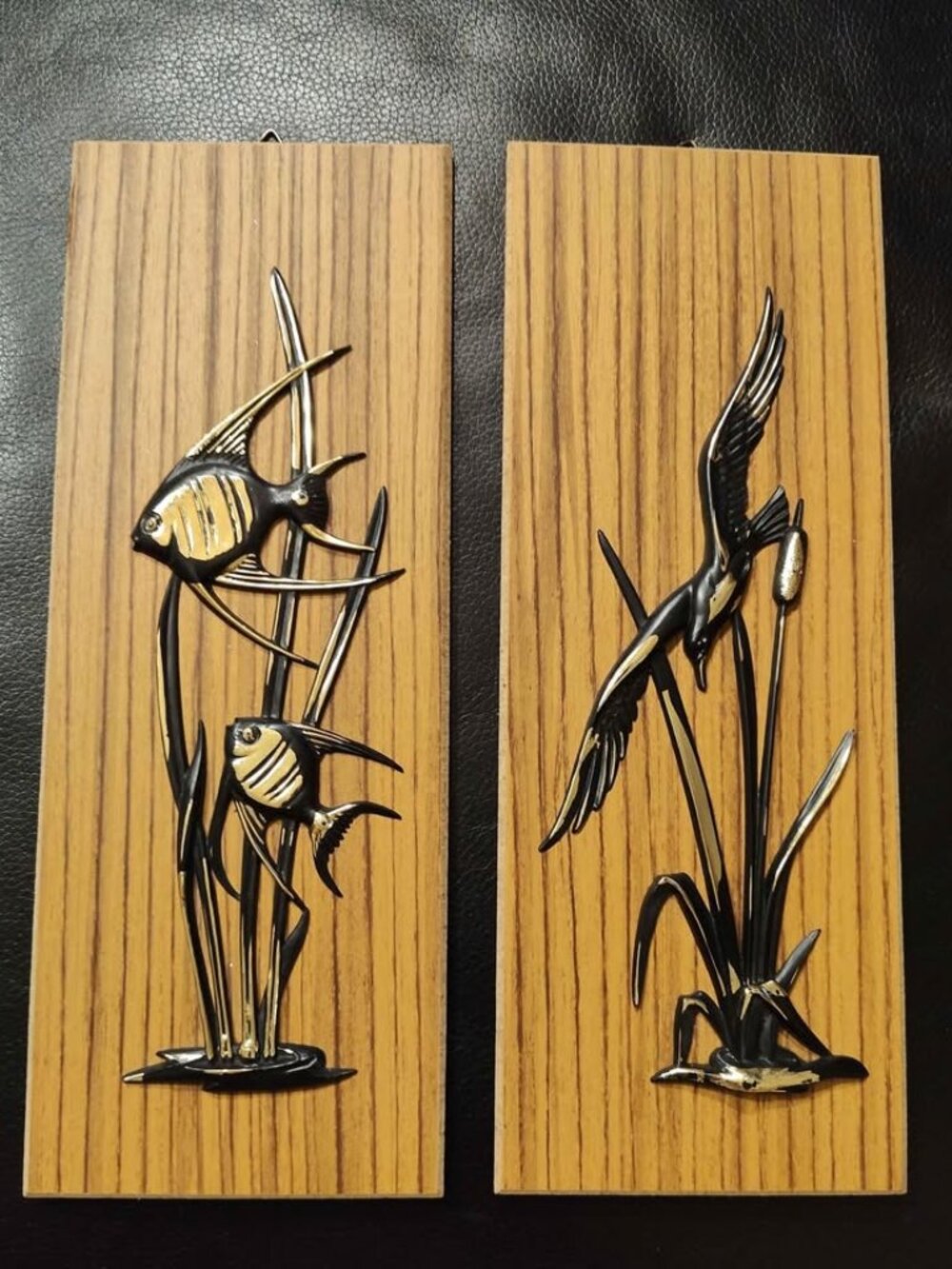 Vintage MOD Mid Century Germany Wall Plaques Hangings RARE